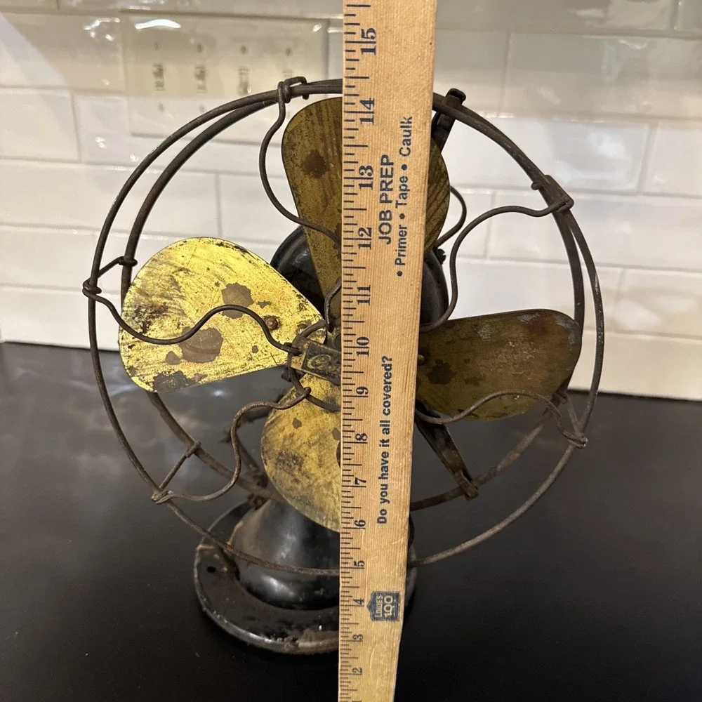 Century Fan‎ Brass Blades Model 263 J-2 S3C-1 6AS IS UNTESTED  parts or repair